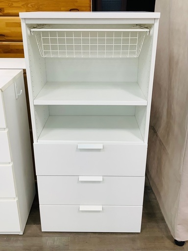 【軽トラック90分貸し出し無料！】IKEAのカゴ付きラックです！