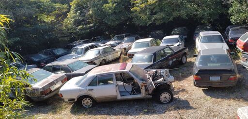 メルセデス―ベンツ126レストア-リビルトーリサイクル部品取り車