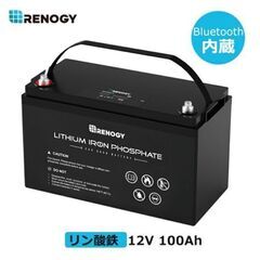 レノジー RENOGY リン酸鉄 リチウムイオンバッテリー 電池 100AH 12V