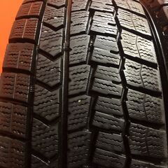 DUNLOP WINTER MAXX WM02 185/60R15 15インチ スタッドレス 4本 20～21年製 バリ溝 ヴィッツ フィット グレイス等　(KTG122)の画像