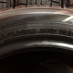 YOKOHAMA ice GUARD iG60 185/60R15 15インチ スタッドレス 4本 21～22年製 フィットシャトル インサイト ヴィッツ等　(KTH106)の画像