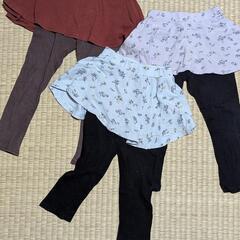 スカート付きパンツ