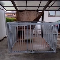 【取引予定】外犬用スチールケージ