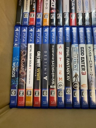 【決まりました】値下げしました。PS4ソフト40本セット