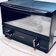 【売ります】アイリスオーヤマ オーブントースター ブラック