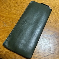 イタリアンレザー長財布カード8枚