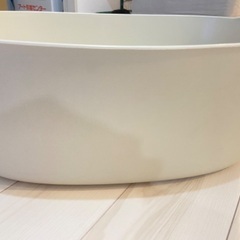 【お値下げしました(最終)】IKEA ランドリーバスケット (ベージュ)【10月30日まで】の画像