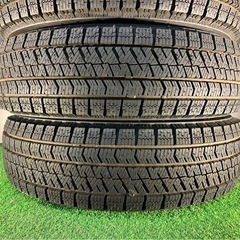 引取限定【イボ付き9.9分山】 2019年 155/65R14 ブリジストンブリザック VRX2★4本セット タイヤまにあの画像