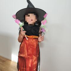 【タイムセール10/26まで】ハロウィンコスチューム　魔女 120cmの画像