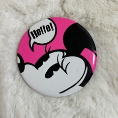 ディズニー♡ミニー　中古缶バッジ