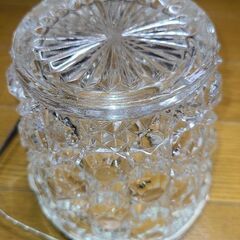 ガラス製アイスペール(氷入れ)　トング付きの画像