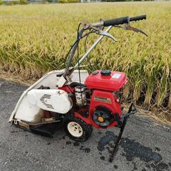 豆収穫機　刈取機　自走式　ビーンハーベスタ　ジャンク品の画像