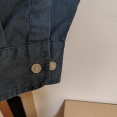 (決定)メンズ　黒　Ｌ寸シャツ　綿100％の画像