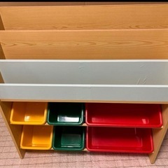 10月中引取限定！絵本ラック　おもちゃ収納