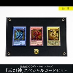 遊戯王OCGデュエルモンスターズ「三幻神」スペシャルカードセット（ステンレス製）