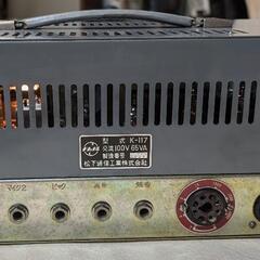 bluetooth付ナショナル　Ｋ-117　昭和レトロ真空管アンプラジオの画像