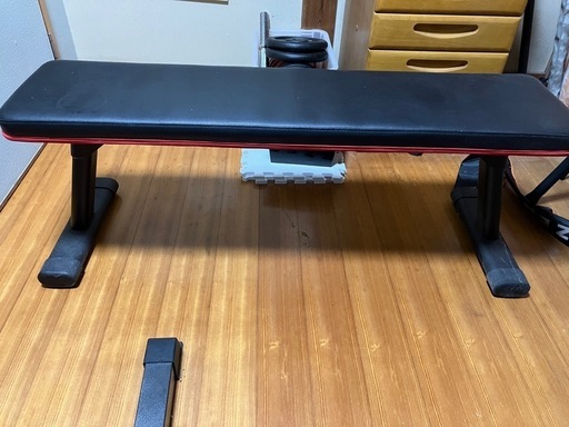 ダンベルセット　フラットベンチ付き