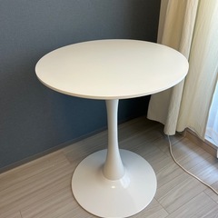 白　カフェテーブル(ダイニングテーブル)