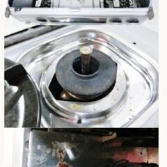 パロマ 2009年製　ガステーブル　PA-68F-1R　LPガス用　ガスコンロ　2口　右強火　SIセンサー　調理器具　Palomaの画像
