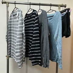 未使用3Lサイズの長袖Tシャツ4枚と下着2枚