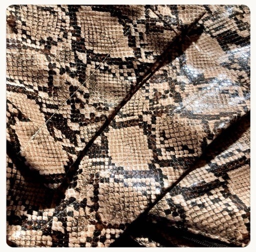 ご購入者様決定꒰ZARA꒱ ハイウエスト フェイクレザー パイソン柄