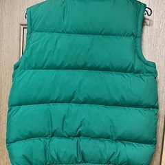 ラルフローレン 刺繍ロゴ リバーシブル ダウンベストの画像