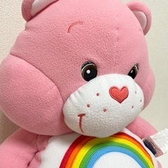 ◉ケアベア◉ジャンボぬいぐるみ◉ジャンボ抱き枕◉チアベア◉レアの画像