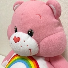 ◉ケアベア◉ジャンボぬいぐるみ◉ジャンボ抱き枕◉チアベア◉レアの画像