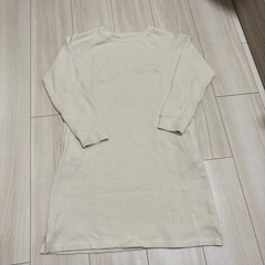 【130】ユニクロリブワンピースセットの画像