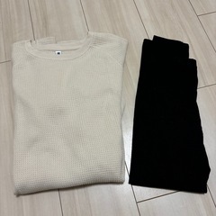 【130】ユニクロリブワンピースセット