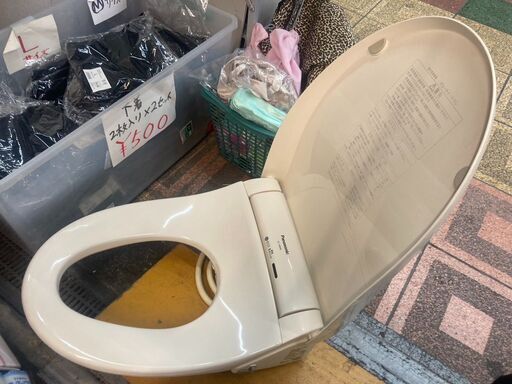 ☆中古￥1,000！Panasonic　温水洗浄便座　家電　DL-WB40-CP型　【BJ121】