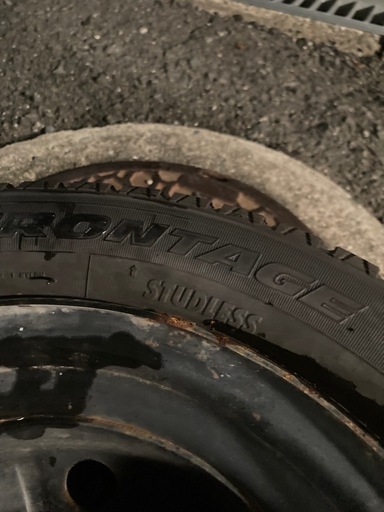 軽自動車　スタッドレスタイヤ4本ホイール付