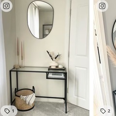 決まりました‼️IKEA VITTSJÖ ヴィットショー (ホワイト)の画像