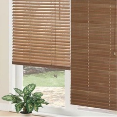 木製ブラインド2枚(ヴェントMBR 88X180)の画像