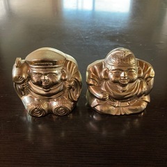 【お取り置き中】金色の大黒様とエビス様　開運　商売繁盛　縁起物　...