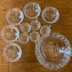 フルーツポンチ　ガラス食器セットの画像