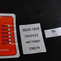ハーレーダビッドソン輸入ヘルメット未使用　サイズXXLの画像