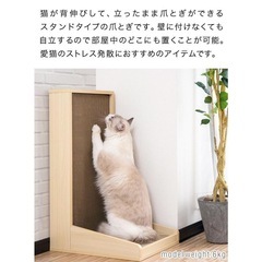 組み立て済みでのお渡し★木製 猫爪とぎスタンド