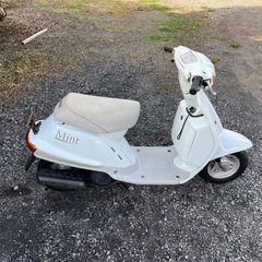 916.　動画あり　ヤマハ　ミント　2スト　原付　バイク　50cc   車体　埼玉の画像