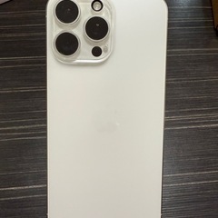 美品】Apple iPhone 15 ProMax ホワイトチタニウム