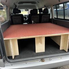 ハイエース　荷台　自作　