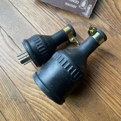 防水コンセント　ゴムコードコネクタ　1セット　の画像