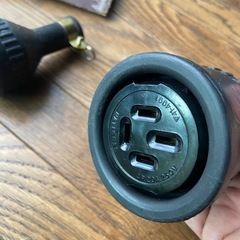 防水コンセント　ゴムコードコネクタ　1セット　の画像