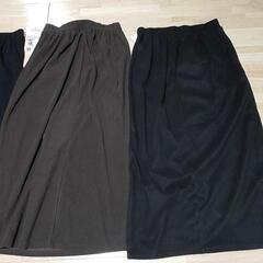 (g)新品未使用　Lサイズ　スカート　４点セット　秋冬物　の画像