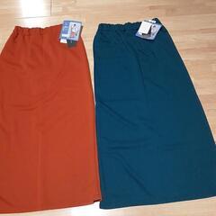 (f)新品未使用　Lサイズ　スカート　３点セット　秋物　の画像