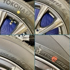 「商談中」④ 155/65R14新品ヨコハマタイヤ4本と新品ホイールとナット付きの画像