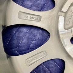 「商談中」④ 155/65R14新品ヨコハマタイヤ4本と新品ホイールとナット付きの画像