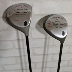 値下げしました。中古ゴルフクラブ２本（ドライバーとスプーン）