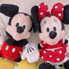 ぬいぐるみ　ミッキー　ミニー　ビックサイズの画像