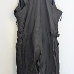 スノーボードウエア オーバーオール ブラック Mサイズ スノボパンツ メンズの画像